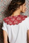 Ruby scalloped edge collar - Made with Liberty print fabric